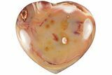 Colorful Carnelian Agate Heart #205154-1